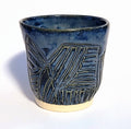 Dark Blue Yellow Vessel